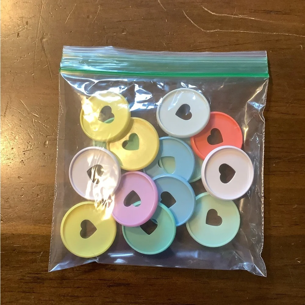 Happy Planner Medium Discs in Pastel Colors